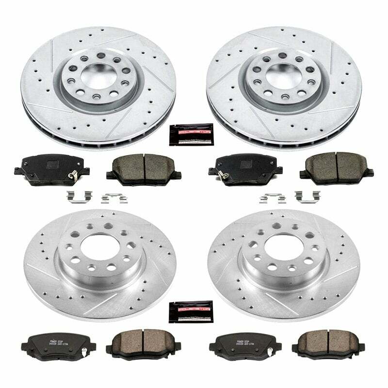 Power Stop 16-18 Fiat 500X Front & Rear Z23 Evolution Sport Brake Kit - K7300