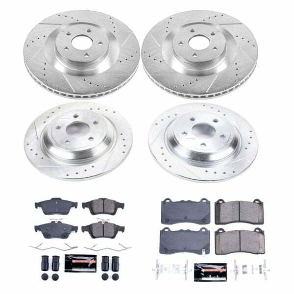 Power Stop 16-18 Ford Focus Front & Rear Z23 Evolution Sport Brake Kit - K7319