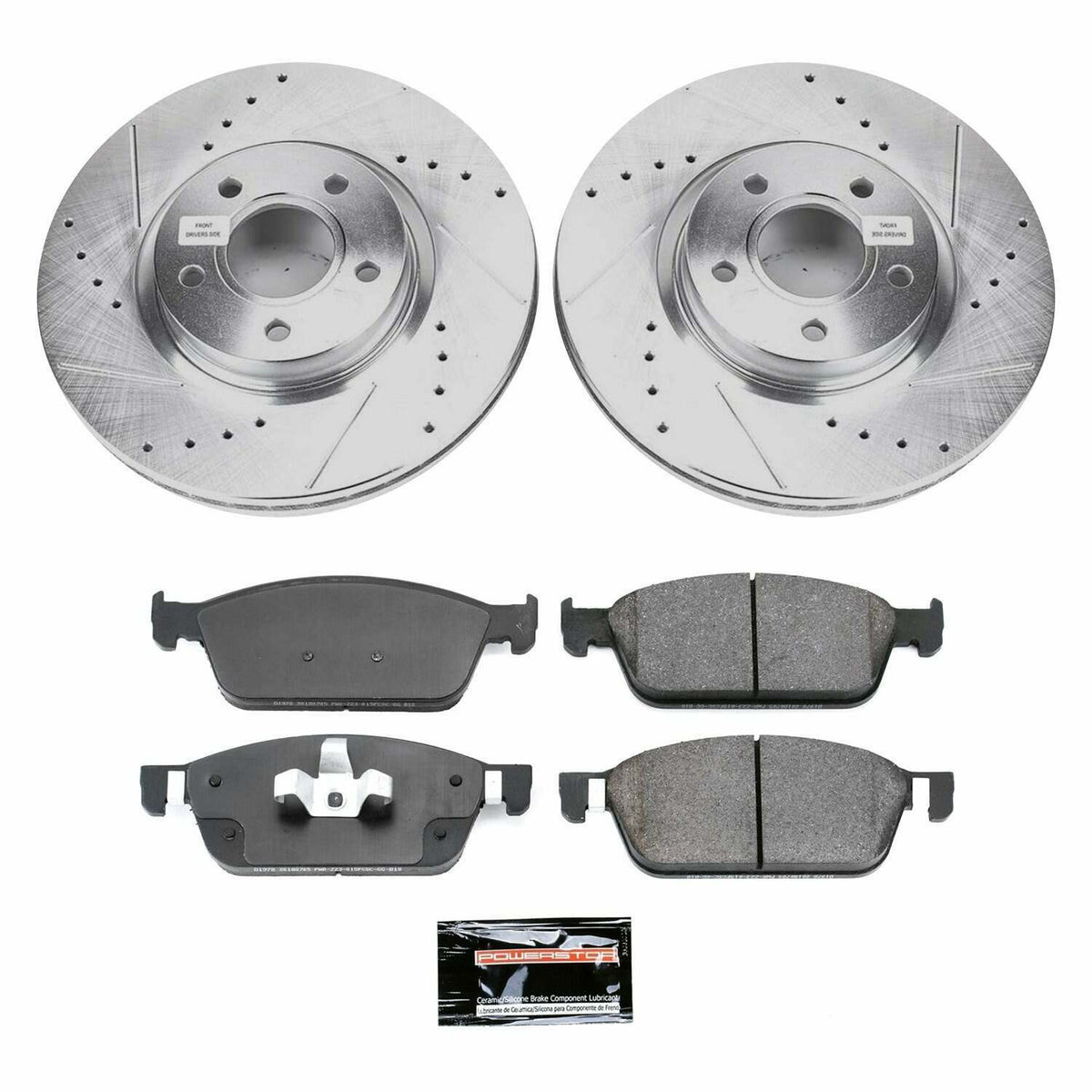 Power Stop 17-18 Ford Escape Front Z23 Evolution Sport Brake Kit - K7338