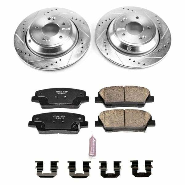 Power Stop 11-16 Hyundai Equus Rear Z23 Evolution Sport Brake Kit - K7341