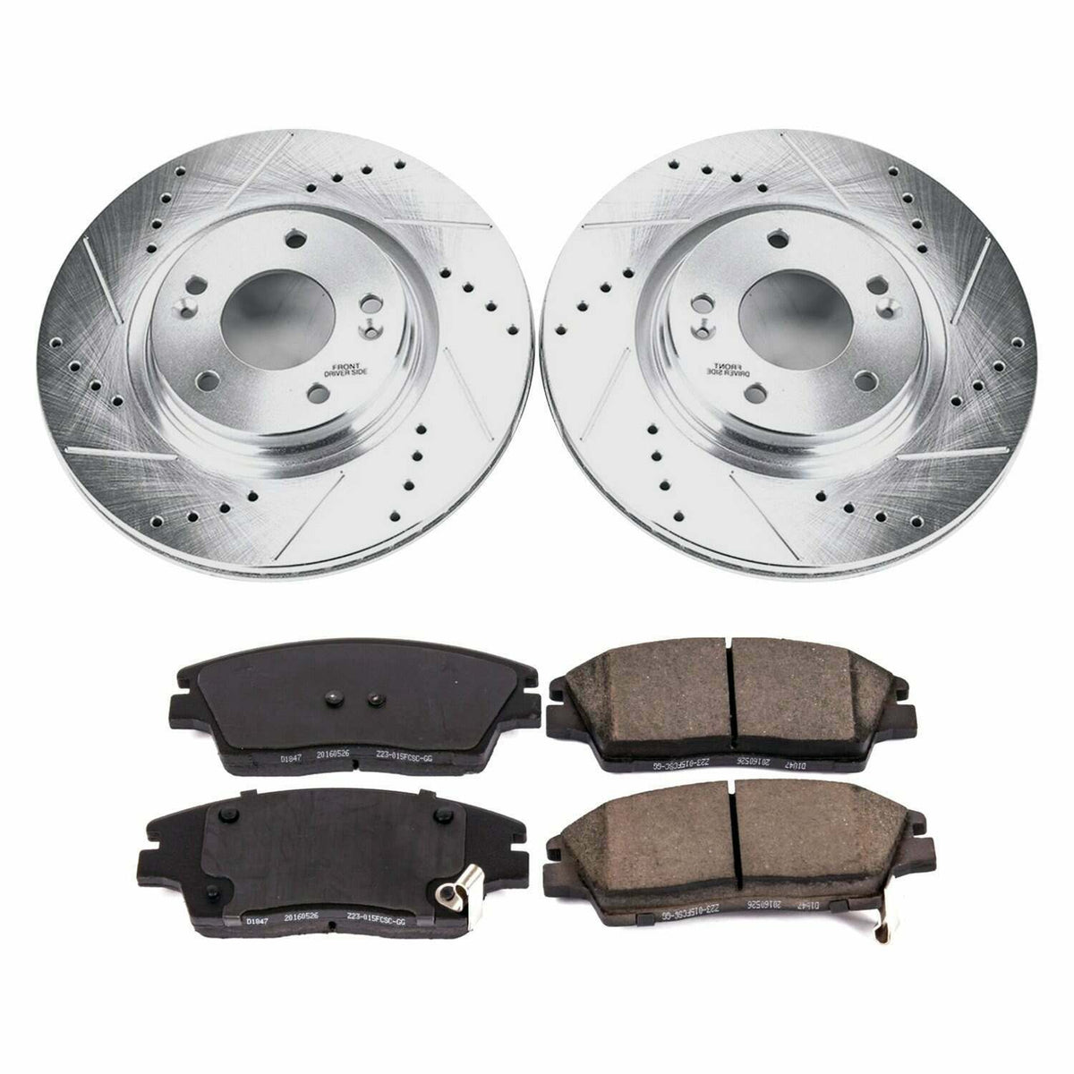 Power Stop 17-19 Hyundai Elantra Front Z23 Evolution Sport Brake Kit - K7355