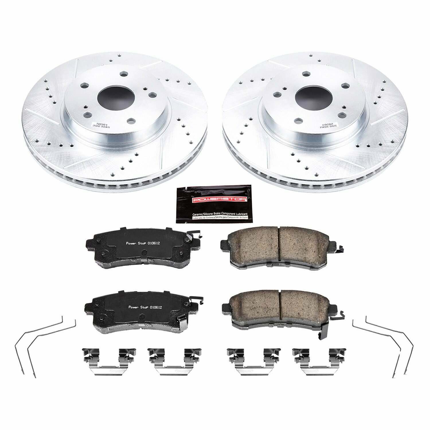 Power Stop 15-18 Subaru Legacy Front Z26 Street Warrior Brake Kit - K7356-26