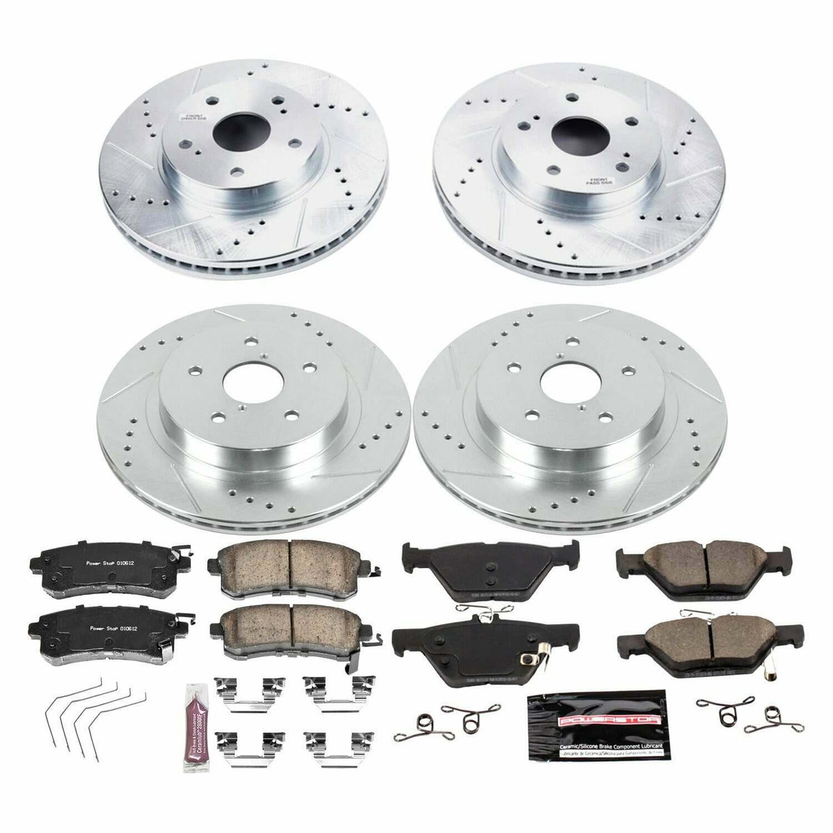 Power Stop 15-18 Subaru Legacy Front & Rear Z23 Evolution Sport Brake Kit - K7357
