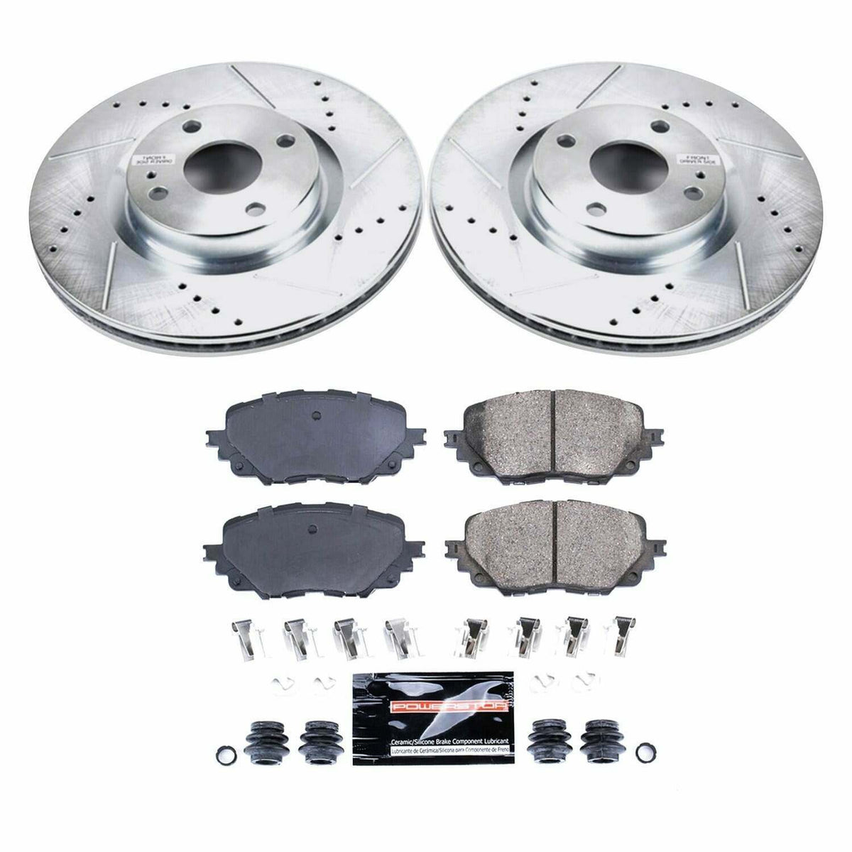 Power Stop 17-19 Fiat 124 Spider Front Z23 Evolution Sport Brake Kit - K7358