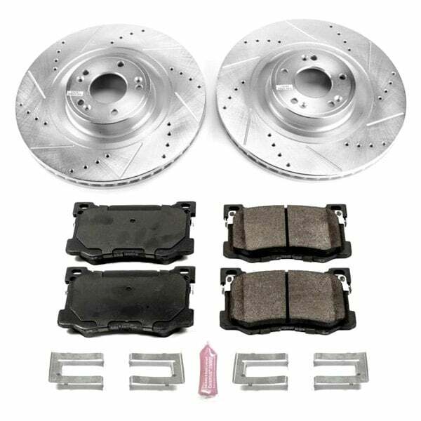Power Stop 15-16 Hyundai Genesis Front Z23 Evolution Sport Brake Kit - K7371
