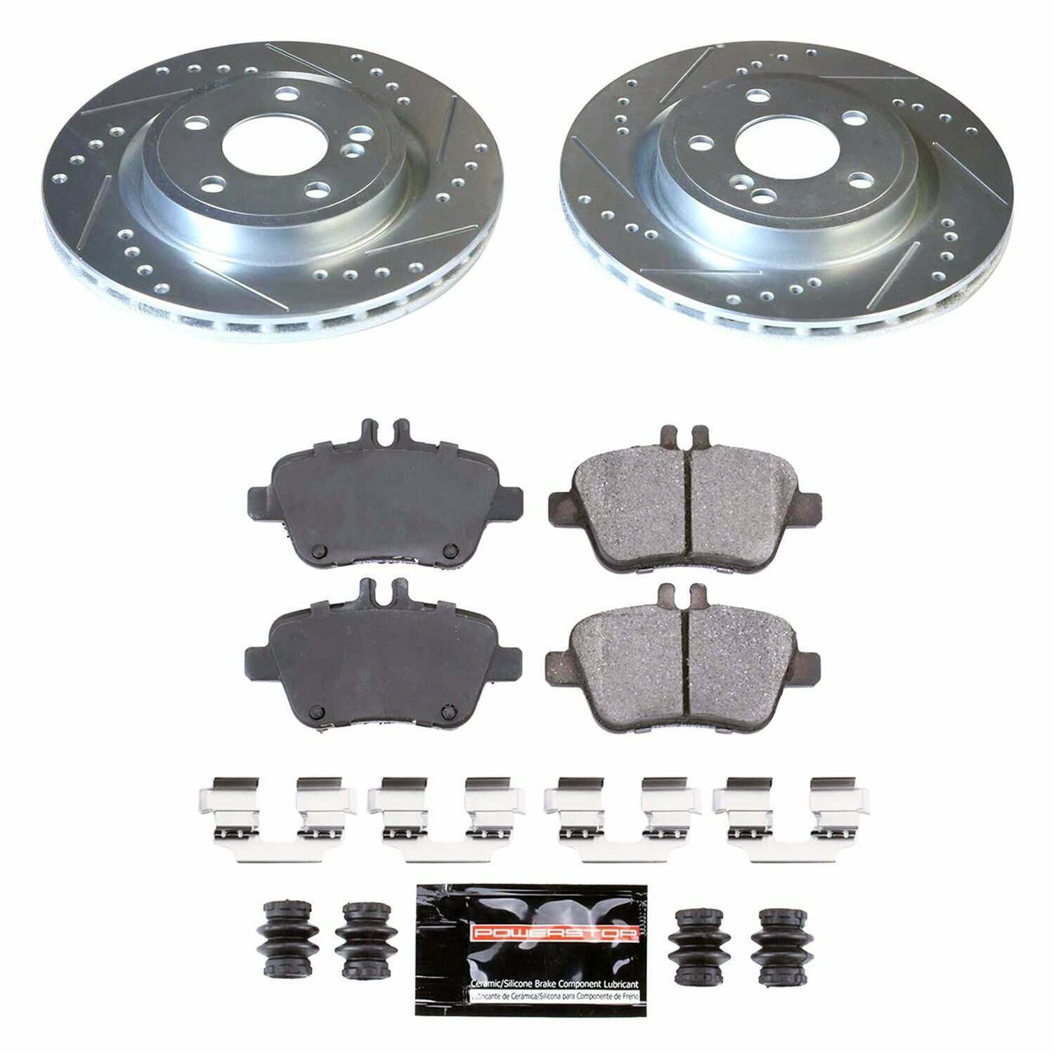 Power Stop 14-19 Mercedes-Benz CLA250 Rear Z23 Evolution Sport Brake Kit - K7378