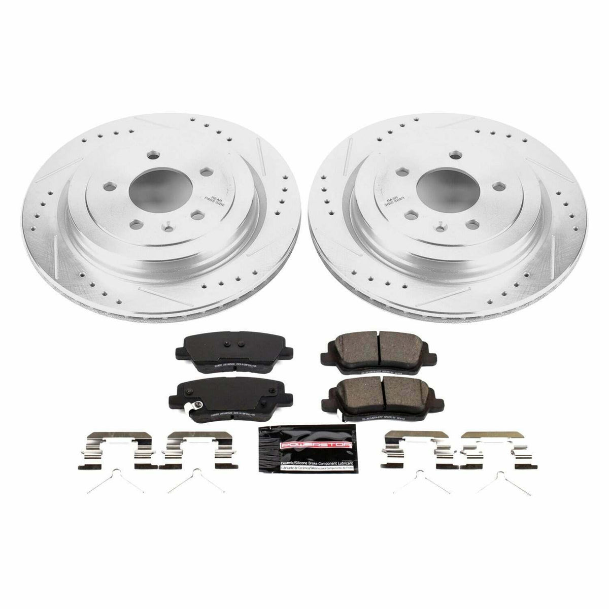 Power Stop 16-18 Cadillac ATS Rear Z23 Evolution Sport Brake Kit - K7401
