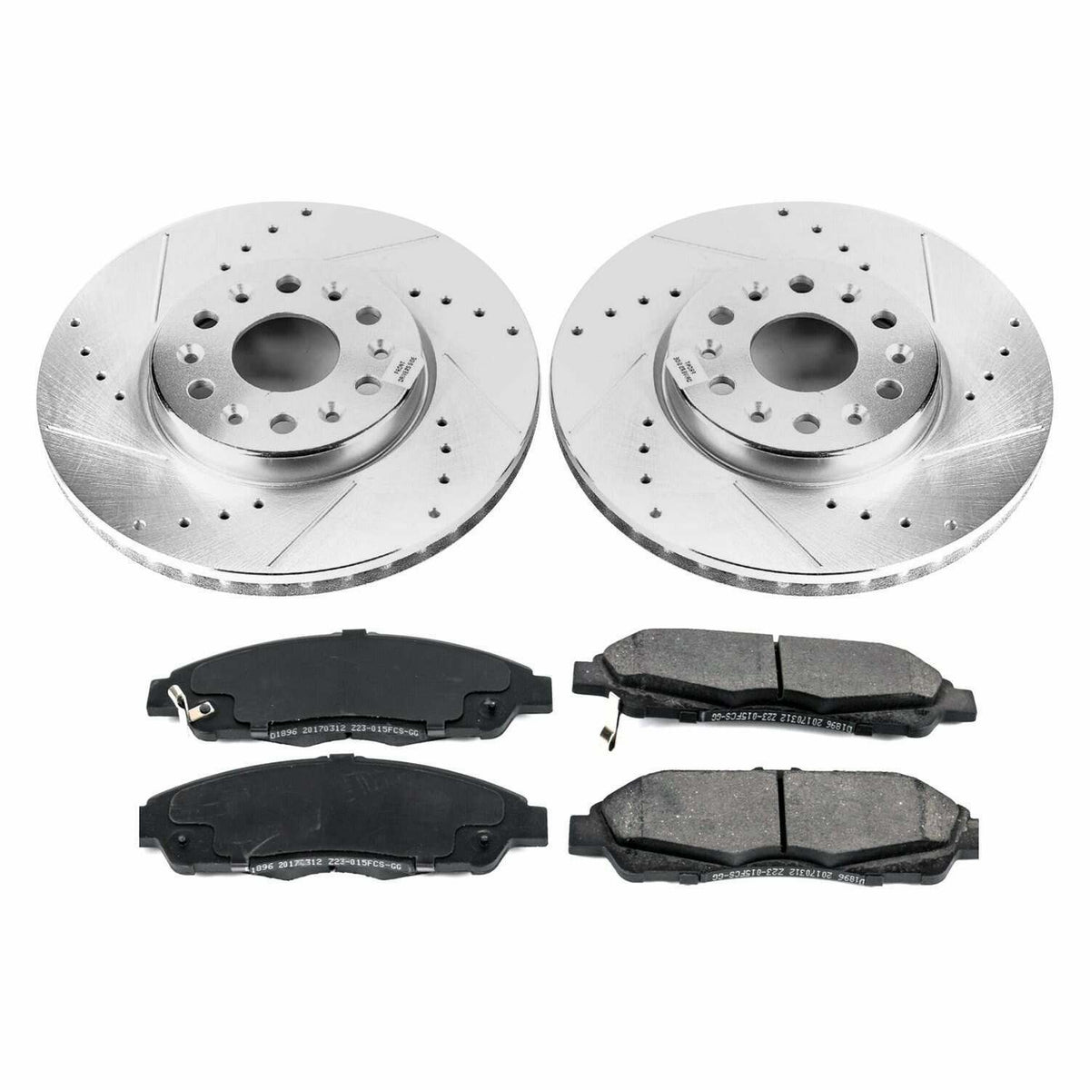 Power Stop 17-18 GMC Acadia Front Z23 Evolution Sport Brake Kit - K7409