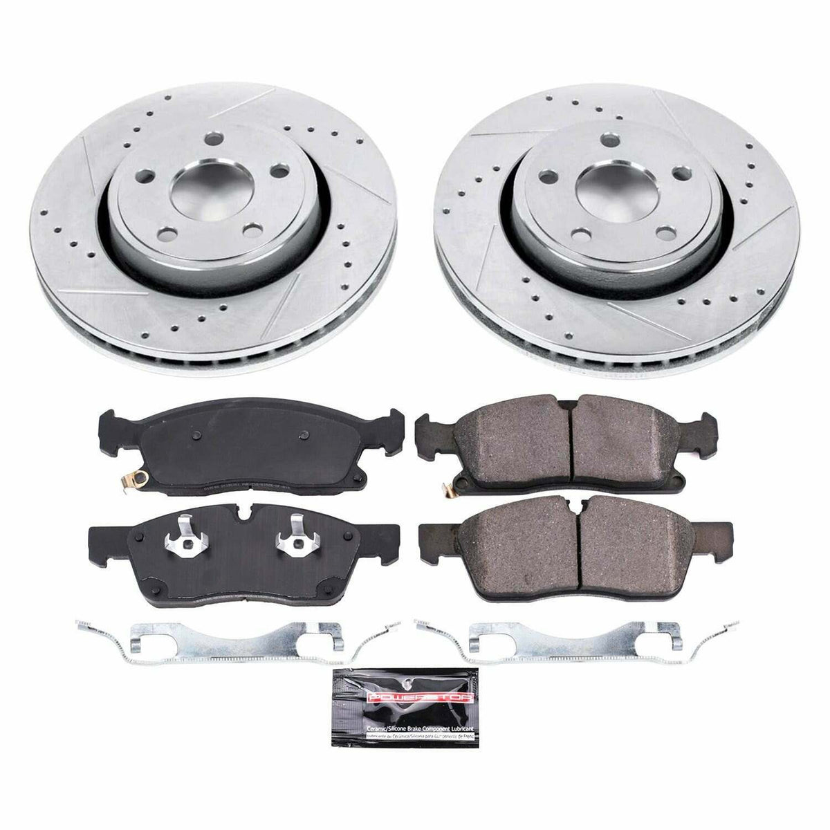 Power Stop 17-19 Jeep Grand Cherokee Front Z23 Evolution Sport Brake Kit - K7412