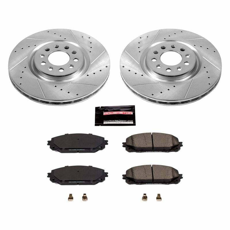 Power Stop 17-19 Jeep Cherokee Front Z23 Evolution Sport Brake Kit - K7414