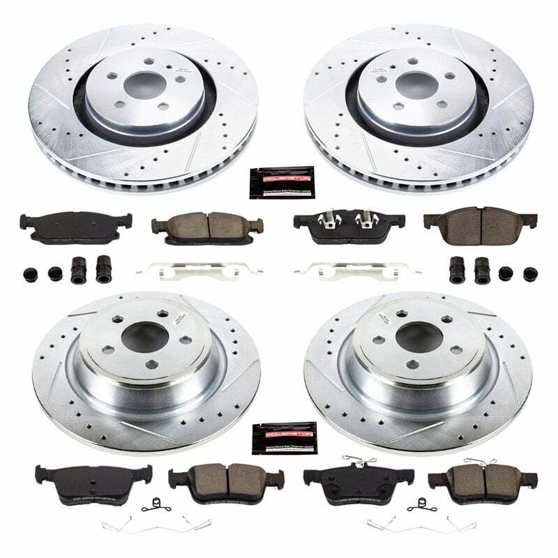 Power Stop 17-18 Lincoln Continental Front & Rear Z23 Evolution Sport Brake Kit - K7416