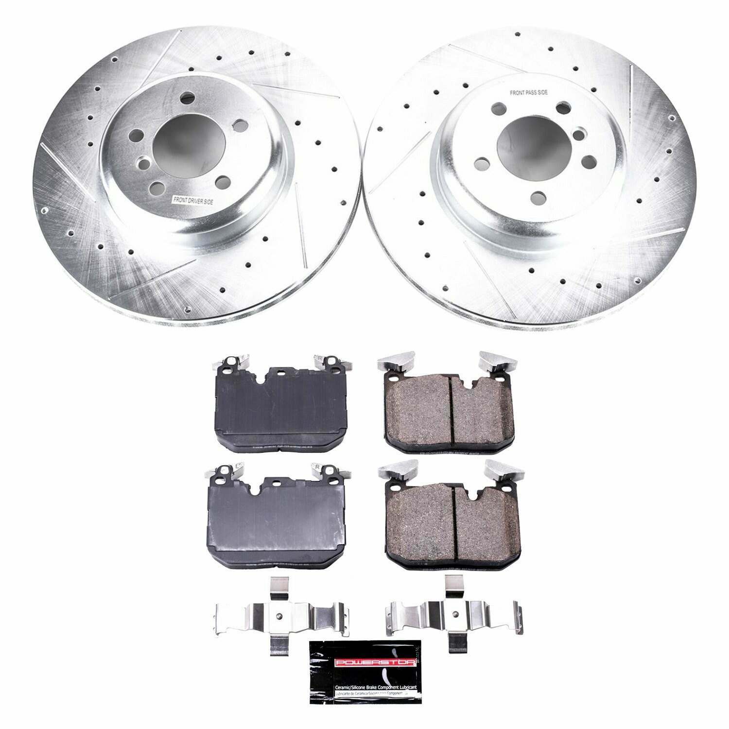 Power Stop 12-15 BMW 335i Front Z23 Evolution Sport Brake Kit - K7435