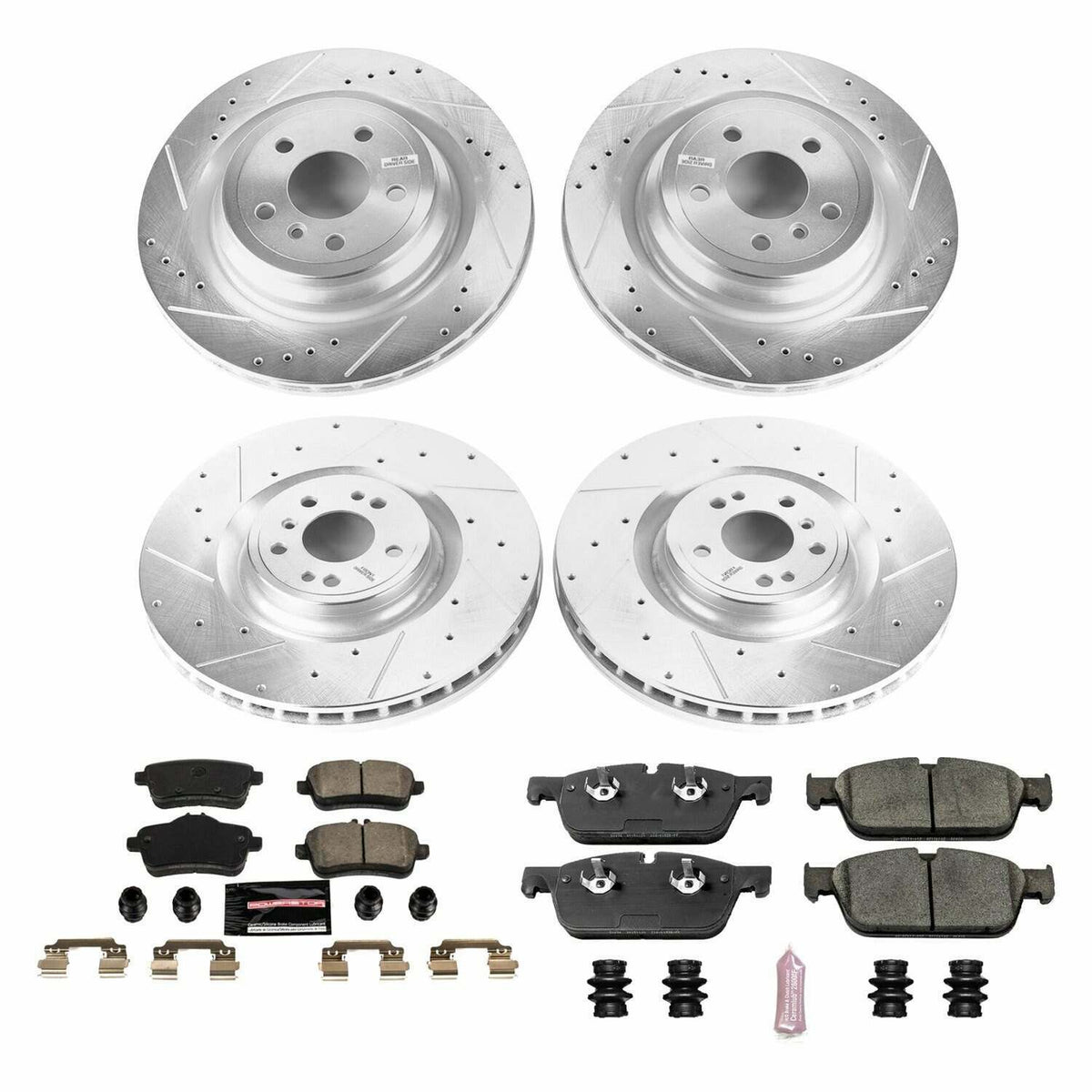 Power Stop 2016 Mercedes-Benz GLE450 AMG Front & Rear Z23 Evolution Brake Kit - K7442