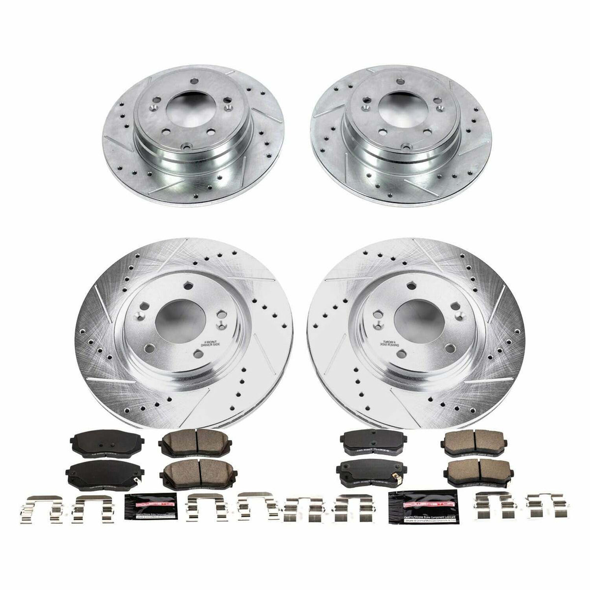 Power Stop 16-19 Hyundai Sonata Front & Rear Z23 Evolution Sport Brake Kit - K7522
