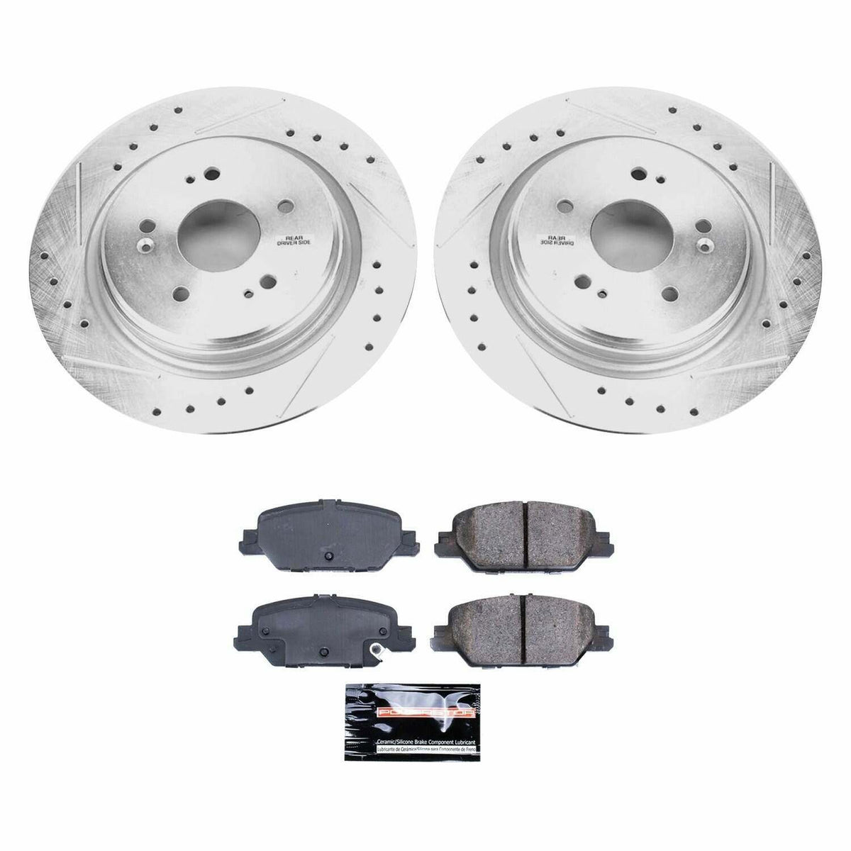 Power Stop 17-18 Honda CR-V Rear Z23 Evolution Sport Brake Kit - K7528