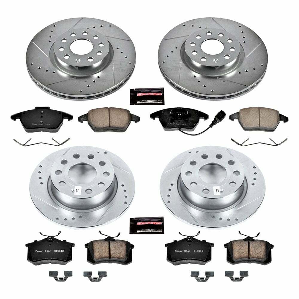 Power Stop 2013 Audi A3 Front & Rear Z23 Evolution Sport Brake Kit - K7530