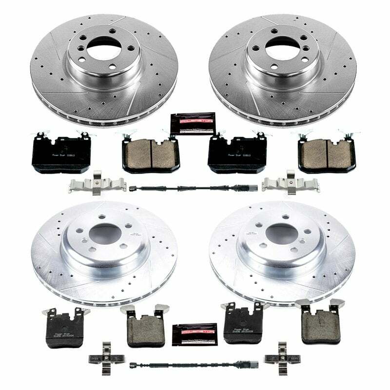 Power Stop 16-18 BMW 320i xDrive Front & Rear Z23 Evolution Sport Brake Kit - K7547