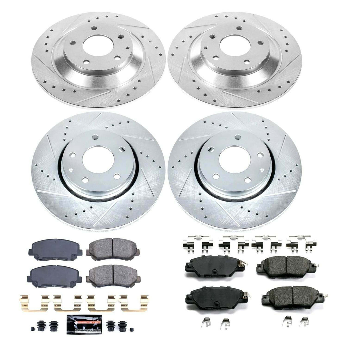 Power Stop 16-18 Mazda CX-5 Front & Rear Z23 Evolution Sport Brake Kit - K7609