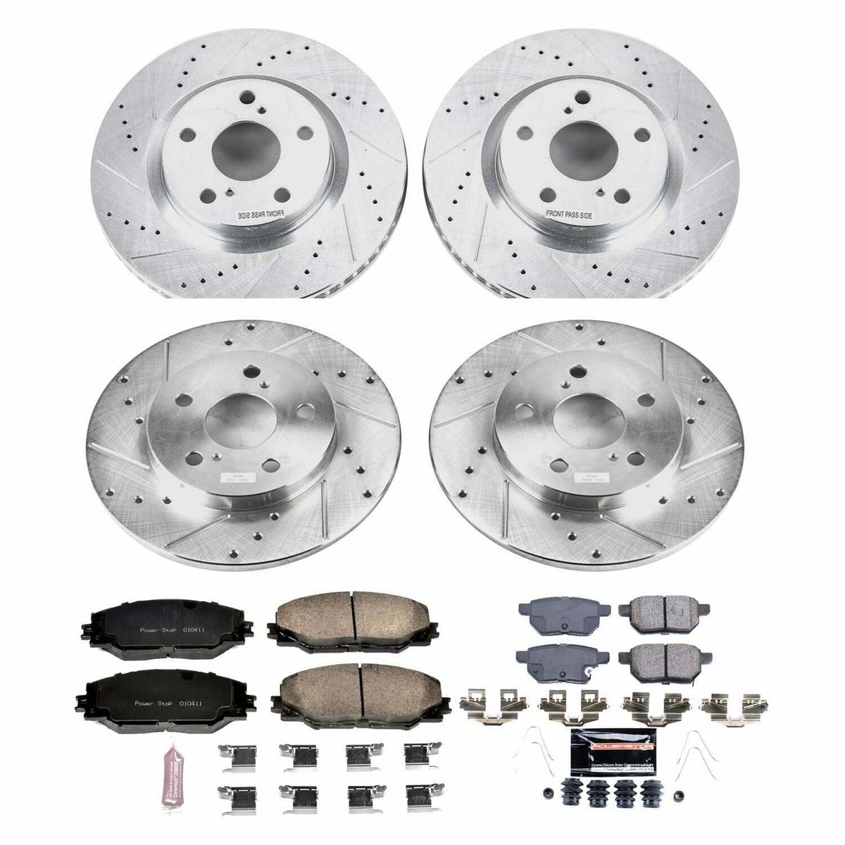 Power Stop 2016 Scion iM Front & Rear Z23 Evolution Sport Brake Kit - K7631