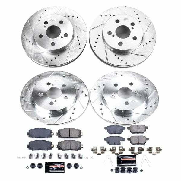 Power Stop 16-18 Toyota Prius Front & Rear Z23 Evolution Sport Brake Kit - K7632