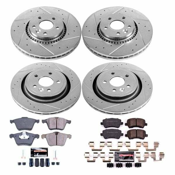 Power Stop 15-18 Volvo S60 Front & Rear Z23 Evolution Sport Brake Kit - K7637