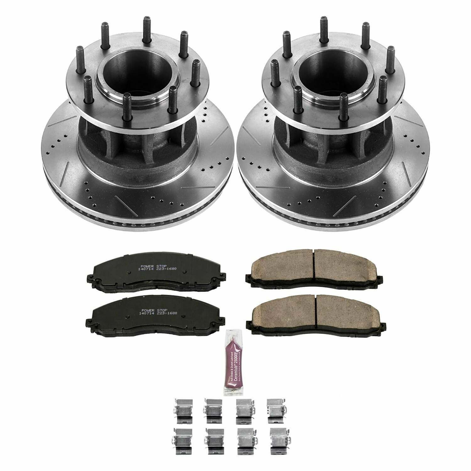 Power Stop 17-22 Ford F-350 Super Duty Front Z23 Evolution Brake Kit - K7669