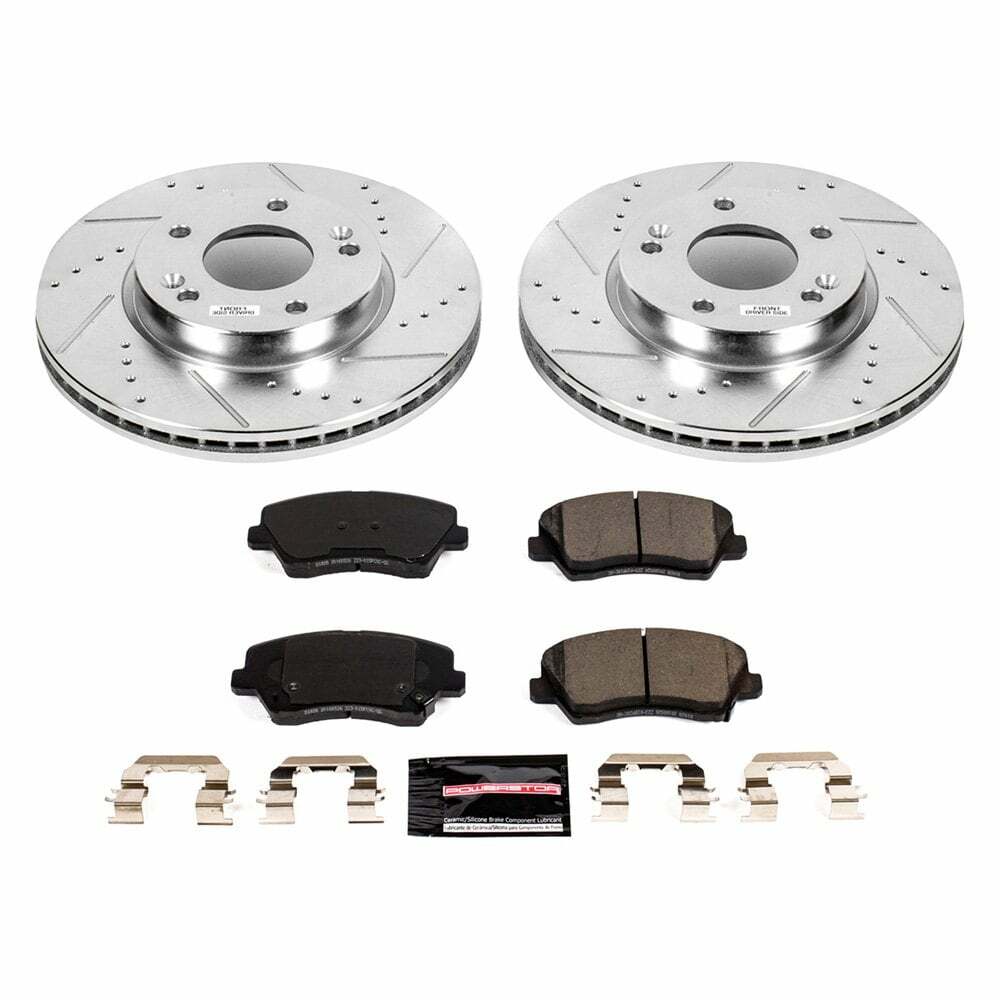 Power Stop 16-17 Hyundai Veloster Front Z23 Evolution Sport Brake Kit - K7672