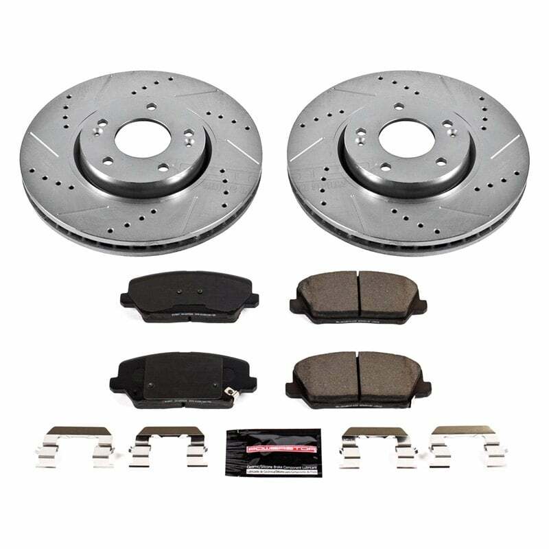 Power Stop 16-17 Hyundai Veloster Front Z23 Evolution Sport Brake Kit - K7673
