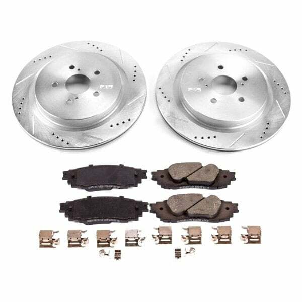 Power Stop 16-18 Lexus RX350 Rear Z23 Evolution Sport Brake Kit - K7740
