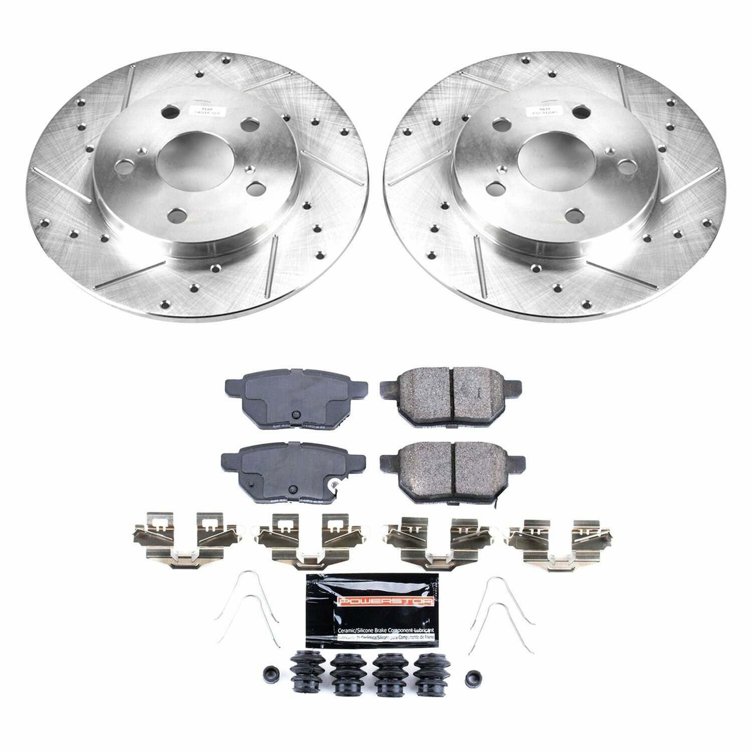 Power Stop 2016 Scion iM Rear Z23 Evolution Sport Brake Kit - K7753