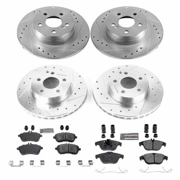 Power Stop 2015 Mercedes-Benz C250 Front & Rear Z23 Evolution Sport Brake Kit - K7759