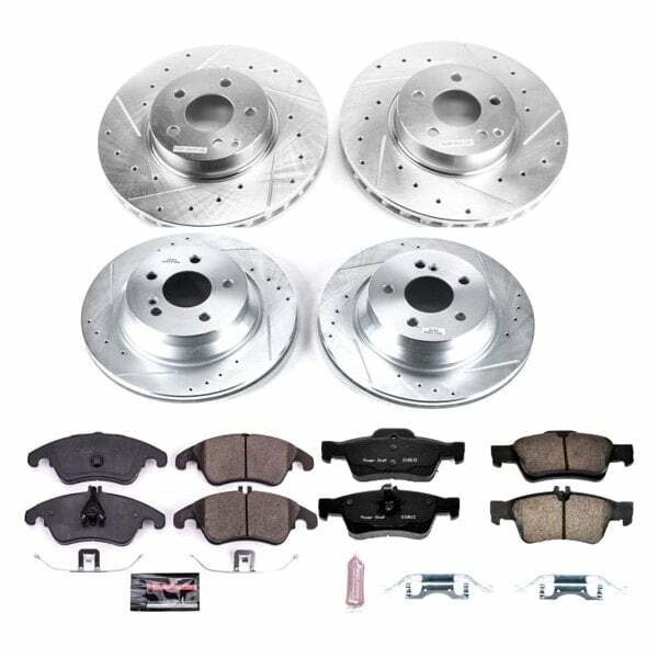 Power Stop 10-14 Mercedes-Benz E350 Front & Rear Z23 Evolution Sport Brake Kit - K7830