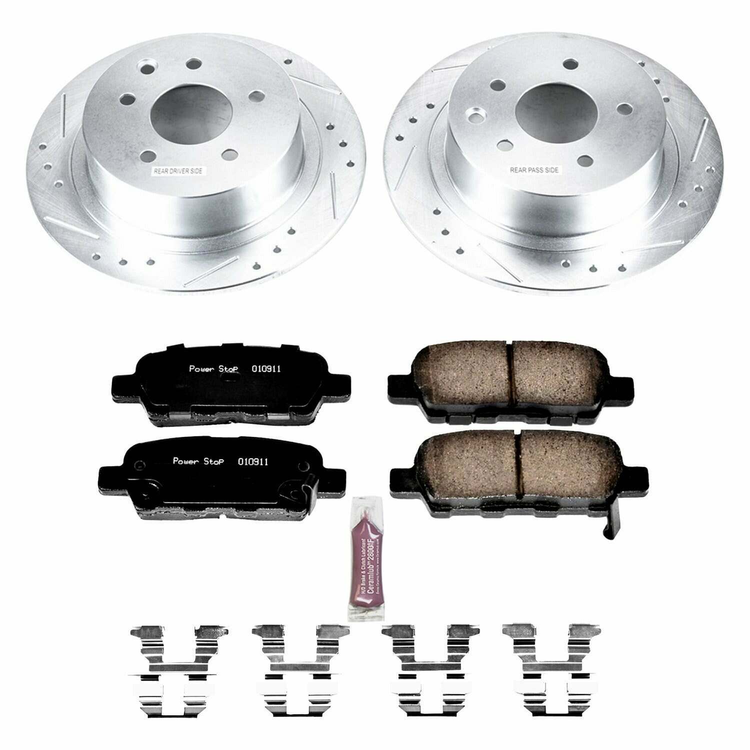 Power Stop 07-10 Nissan Altima Rear Z23 Evolution Sport Brake Kit - K7864