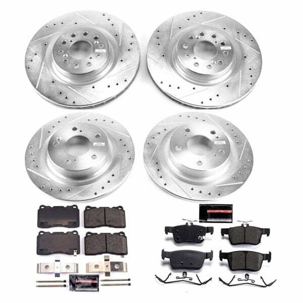 Power Stop 17-19 Honda Civic Front & Rear Z23 Evolution Sport Brake Kit - K7870