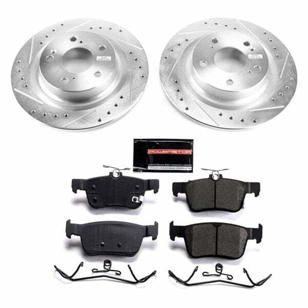 Power Stop 17-19 Honda Civic Rear Z23 Evolution Sport Brake Kit - K7871
