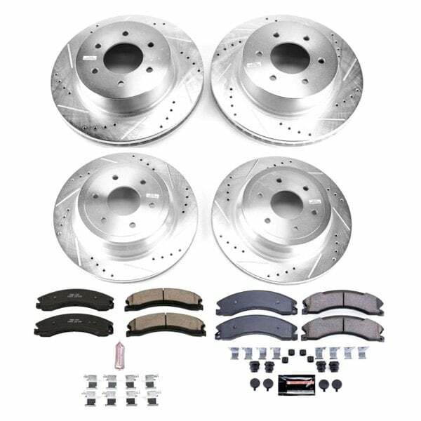 Power Stop 16-22 Nissan Titan XD Front & Rear Z23 Evolution Brake Kit - K7876