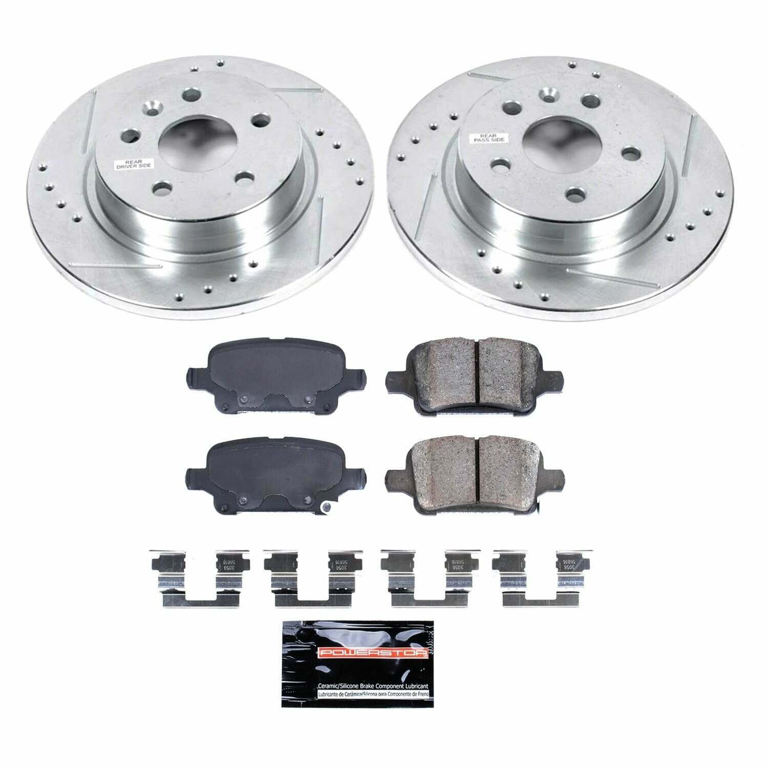 Power Stop 2016 Chevrolet Cruze Rear Z23 Evolution Sport Brake Kit - K7896