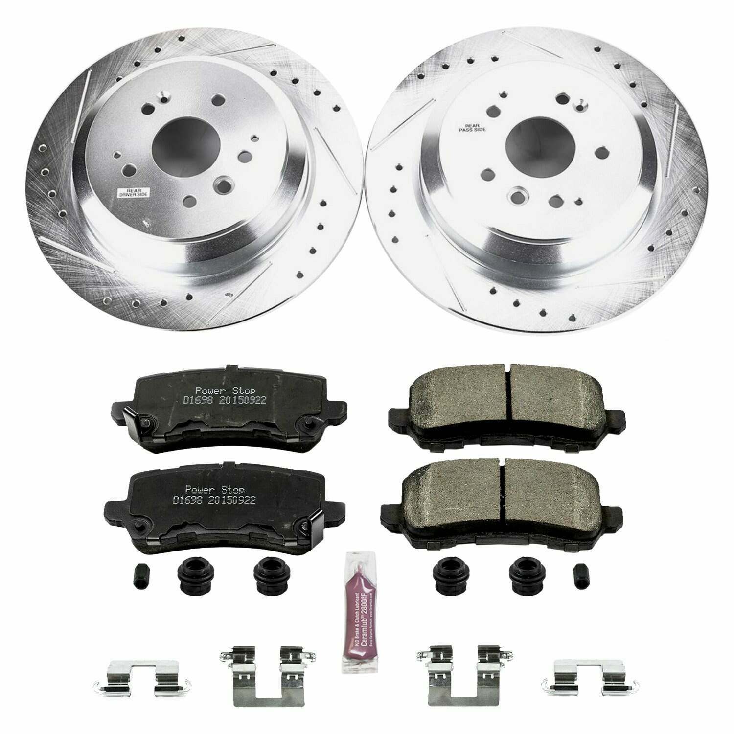 Power Stop 17-19 Acura MDX Rear Z23 Evolution Sport Brake Kit - K7901