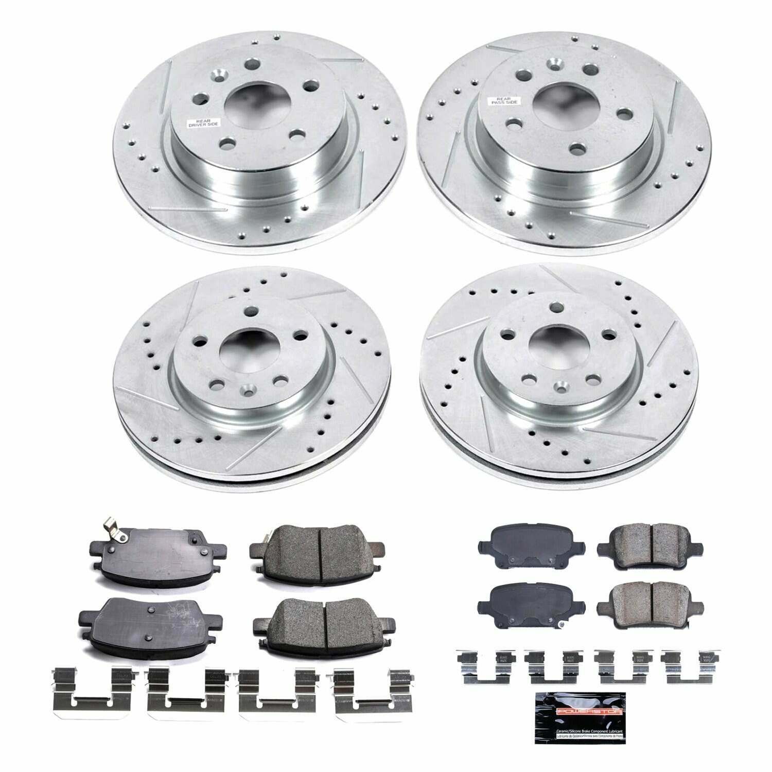 Power Stop 2016 Chevrolet Cruze Front & Rear Z23 Evolution Sport Brake Kit - K7907