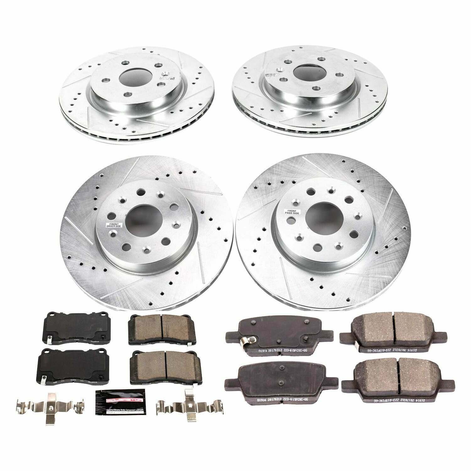 Power Stop 16-18 Cadillac CT6 Front & Rear Z23 Evolution Sport Brake Kit - K7908