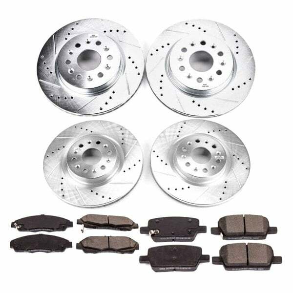 Power Stop 17-18 Cadillac XT5 Front & Rear Z23 Evolution Sport Brake Kit - K7909