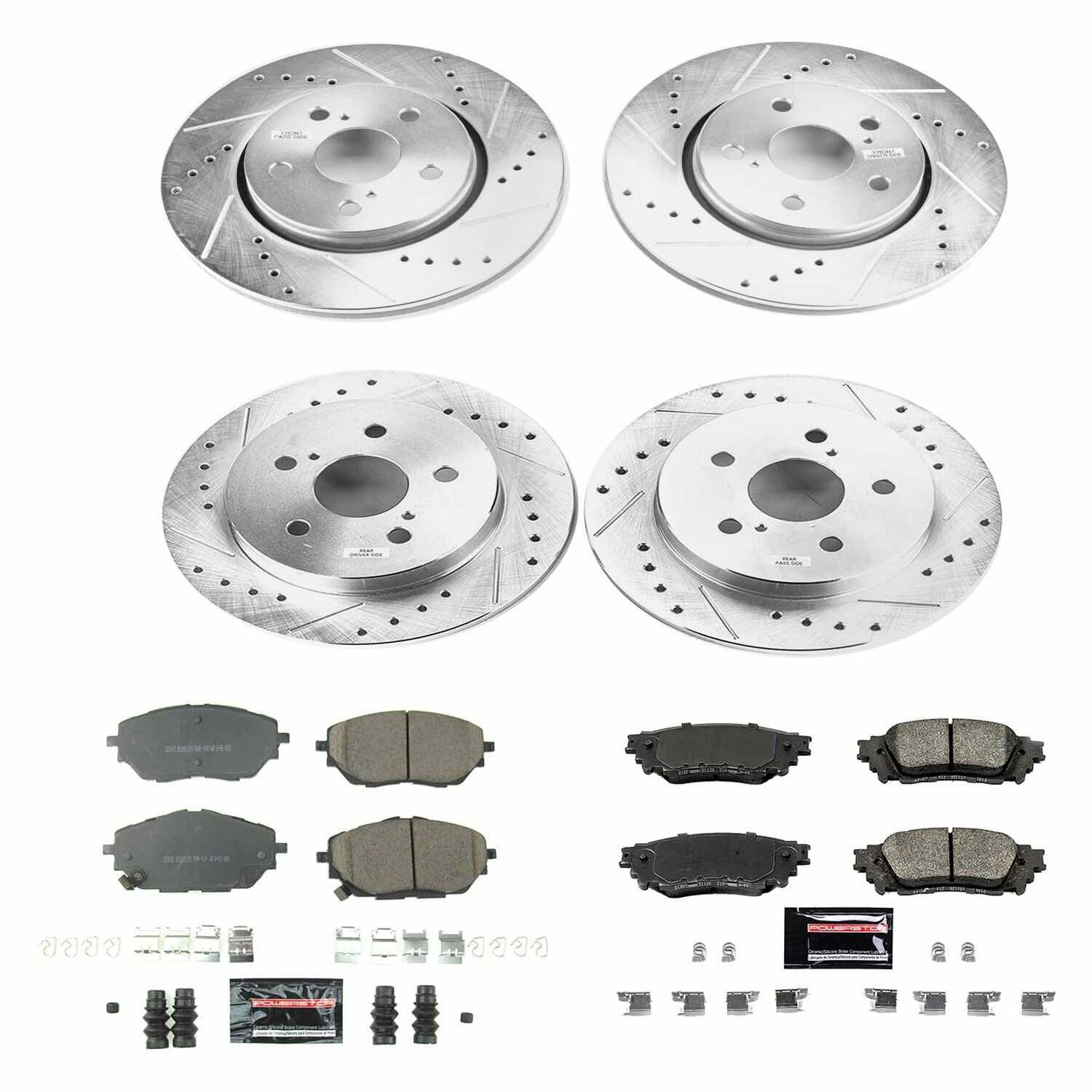Power Stop 18-19 Toyota C-HR Front & Rear Z23 Evolution Sport Brake Kit - K7925