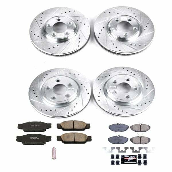 Power Stop 00-06 Lincoln LS Front & Rear Z23 Evolution Sport Brake Kit - K7937