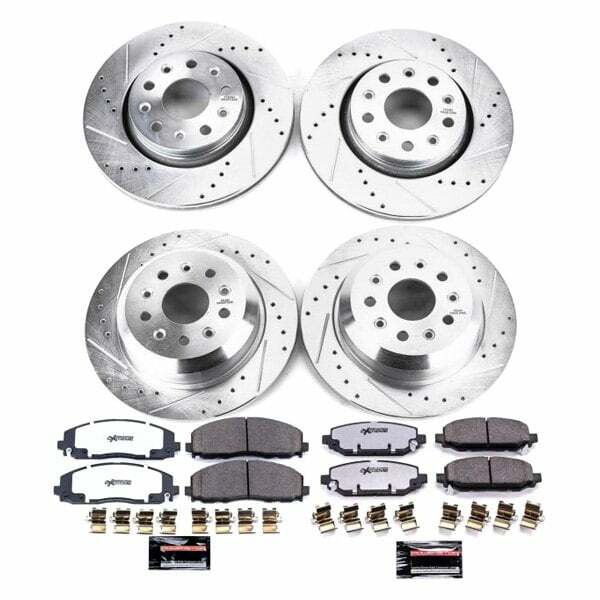 Power Stop 18-19 Jeep Wrangler Front & Rear Z36 Truck & Tow Brake Kit - K7938-36