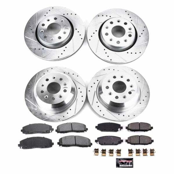Power Stop 18-19 Jeep Wrangler Front & Rear Z23 Evolution Sport Brake Kit - K7938