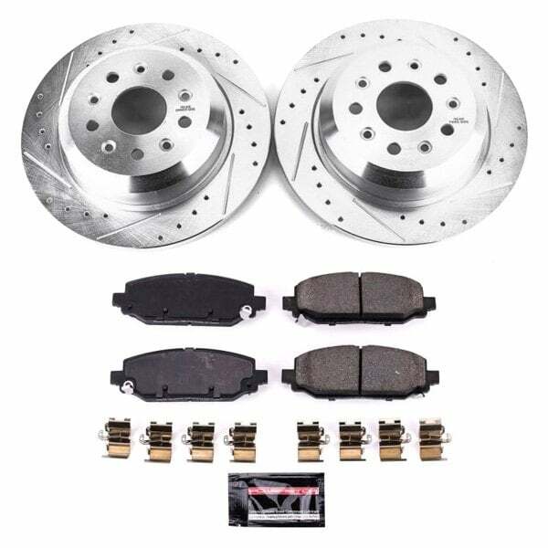 Power Stop 18-19 Jeep Wrangler Rear Z23 Evolution Sport Brake Kit - K7942