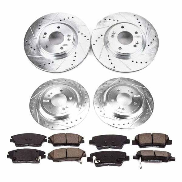 Power Stop 17-18 Kia Sportage Front & Rear Z23 Evolution Sport Brake Kit - K8010