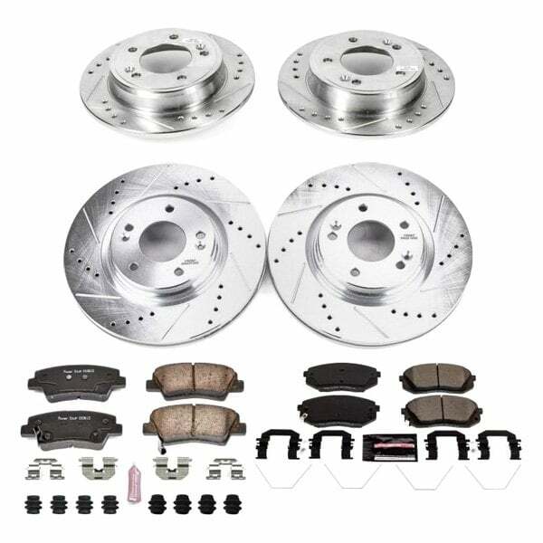 Power Stop 17-19 Kia Soul Front & Rear Z23 Evolution Sport Brake Kit - K8012