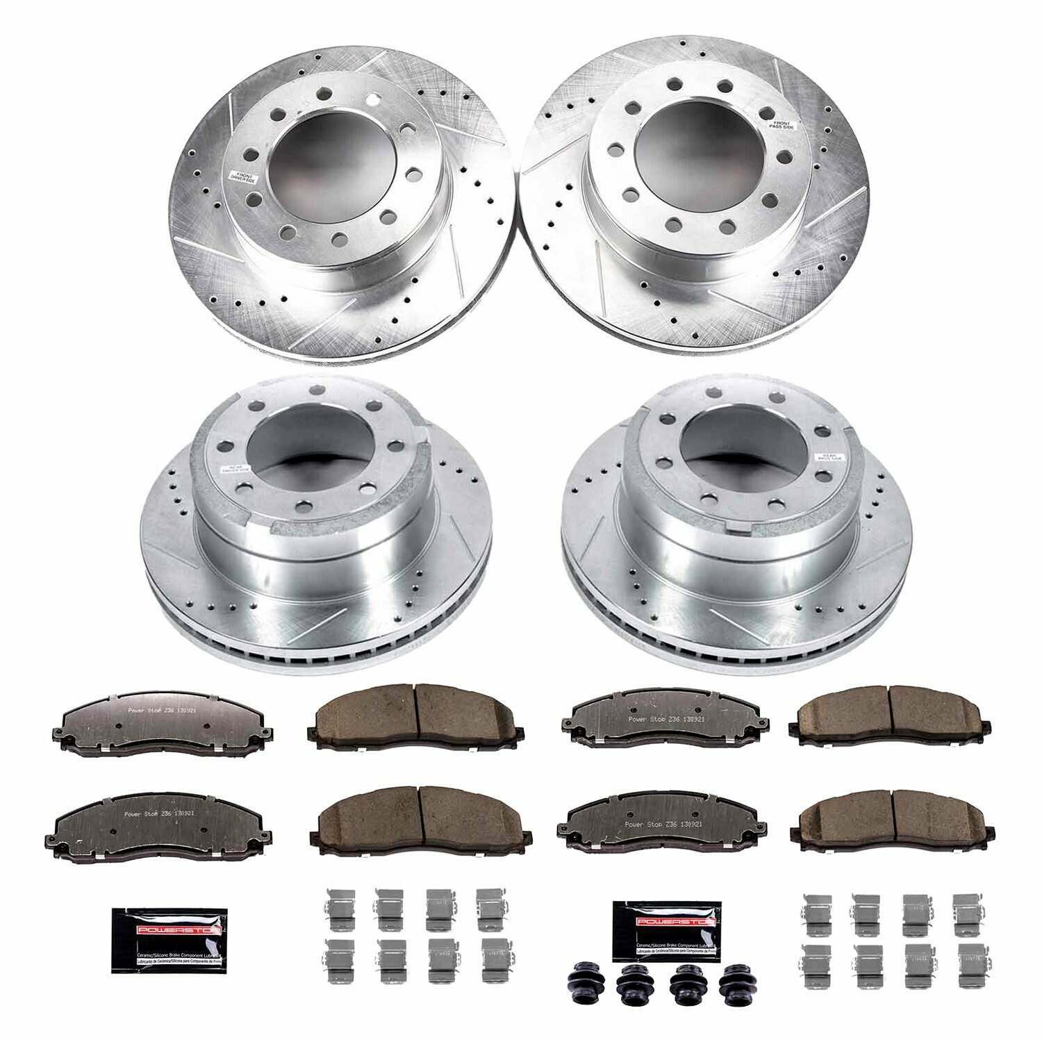 Power Stop 2016 Ford F-350 Super Duty Front & Rear Z36 Truck & Tow Brake Kit - K8028-36