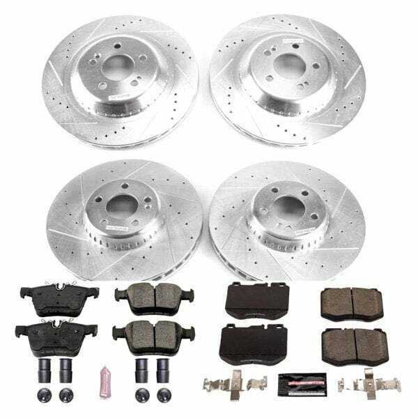 Power Stop 2018 Mercedes-Benz C350e Front & Rear Z23 Evolution Sport Brake Kit - K8050